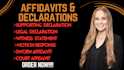 draft a declaration in support of motion professionally