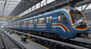 create high quality 3d train model, train station, railway, metro render