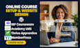 do online course wp courseware academy lms thrive apprentice memberpress website