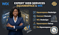 do a complete wix squarespace redesign and squarespace setup