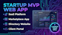 build your startup mvp web application, saas web app using bubble io