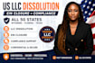 dissolve your US llc, close ein, and ensure compliance