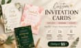 design a custom wedding, birthday, or event invitation