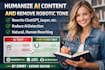 humanize ai text rewrite content remove robotic tone ai fix