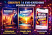 design eye catching ai posters and ai generated posts