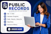do public records for you and extract data from records data