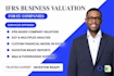 create ifrs based business valuation for eu businesses