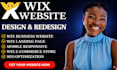 wix website development wix website redesign wix  design wix website redesign