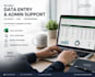 do accurate data entry, typing, payroll processing, and dispatch support
