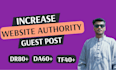 dofollow seo guest posts on da90 website with dofollow link
