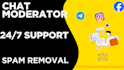 be your chat moderator and virtual assistant