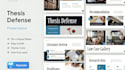 create academic powerpoint, thesis defense, research slides presentation