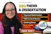 seo thesis and dissertation