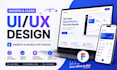 do website and app UI design in figma