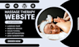 massage therapy therapy website spa website massage website massage wellness
