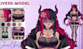 design and rig nsfw vtuber live2d model vtuber model commission vtuber rigging