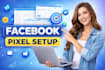 install and fix facebook pixel tracking with event setup professionally