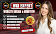 wix website design wix website redesign wix online store wix website development