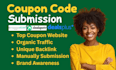 manually submit coupon code to 50 popular deal site coupon code submission