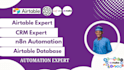 setup airtable database softr webapp CRM integration make automation n8n expert