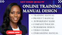 create training manual, onboarding manual, elearning course content video course
