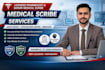 provide hipaa compliant medical scribe services