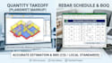 do quantity takeoff, material estimation, and bbs for your construction project