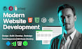 develop modern HTML CSS responsive website, website design, front end developer
