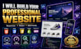 build custom website development as full stack developer, back end developer