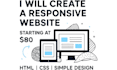 create a simple and attractive website
