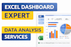 create interactive excel dashboard and data analysis