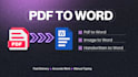 convert PDF to word manually with high accuracy