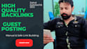 do manual white hat SEO backlinks for google ranking