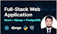 build a professional full stack web application using react and django