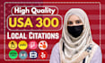 boost your local SEO with 300 manual USA local citations