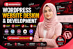 design or redesign wordpress website using elementor, divi or woocommerce