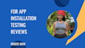 do mobile app promotion, app install, app review