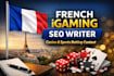write original SEO igaming articles in french