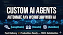 build a custom ai agent using langchain, crewai, or autogen