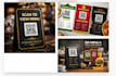 design a professional qr menu and table sign
