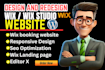 redesign wix booking website, build wix, wix website development wix studio pro