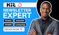 setup convertkit newsletter design kit email sequence kit landing page expert