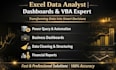 build advanced excel dashboards , vba and analytics