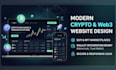 design crypto website, nft website, web3 presale website, memecoin website