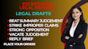 draft an opposition to summary judgment motion