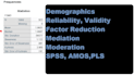 do research analysis on spss