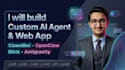 create custom ai agent, web app, clawdbot, open claw, blink, antigravity