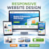create a simple and responsive website using HTML CSS