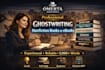 ghostwrite your nonfiction book or guide professionally