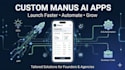 create a custom manus app for your business